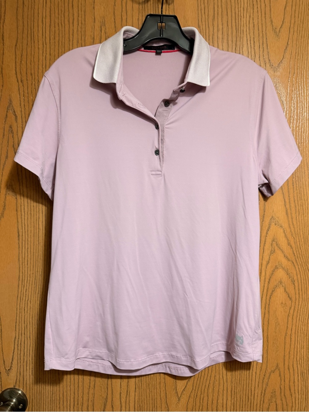 EUC Greyson Polo in Lavender with Short Sleeves and a White Collar